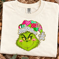 GRINCH WITH SANTA HAT